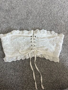 SHEIN White Bandeau Top